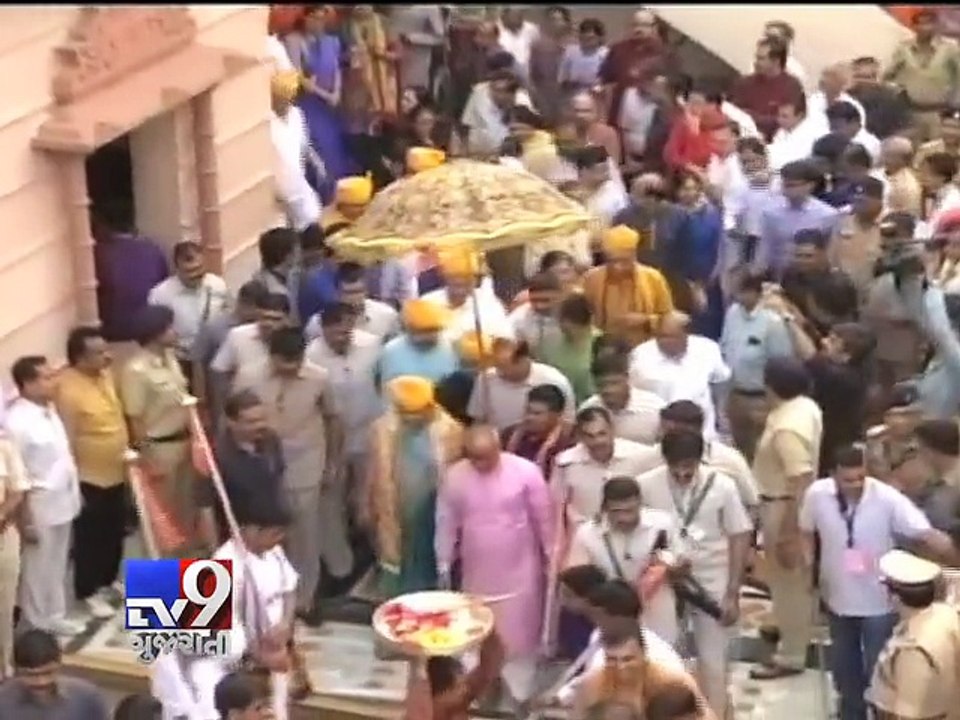 CM Anandiben Patel performs 'Pahind Vidhi' for 138th Rathyatra, Ahmedabad - Tv9 Gujarati