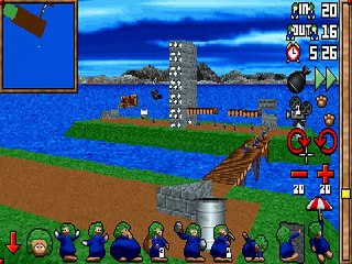 3D Lemmings Level 23 - "This is the army"
