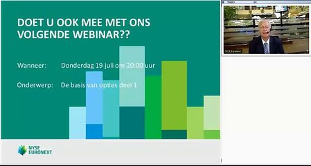 AEX-College preview webinar 19 juli 2012