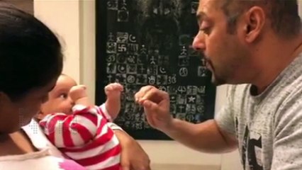 Salman Khan's CUTE Sultan Fight With Arpita Khan's Son Ahil
