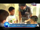 ALFA NOTICIAS - MÁS DE 20 NIÑOS APRENDEN A PINTAR EN LA CASA DE LA JUVENTUD