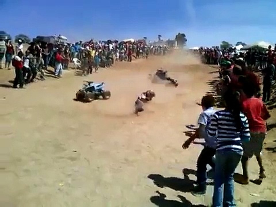 Finir une course de quad quoi qu'il arrive
