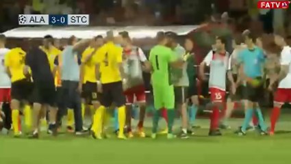 Massive Brawl Erupts In Champions League Qualification Between FC Alashkert And FC Santa Coloma