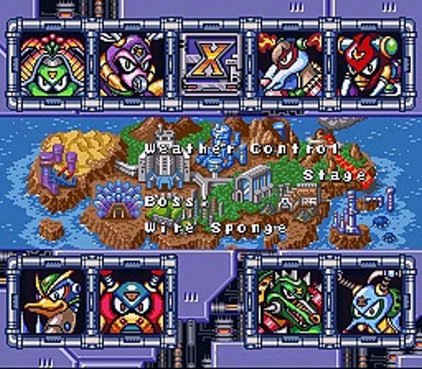 Mega Man X2 - Stage 1 (Wheel Gator)