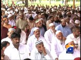 Governor Sindh Dr Ishrat Ul Ebad offers Eid prayers in Karachi