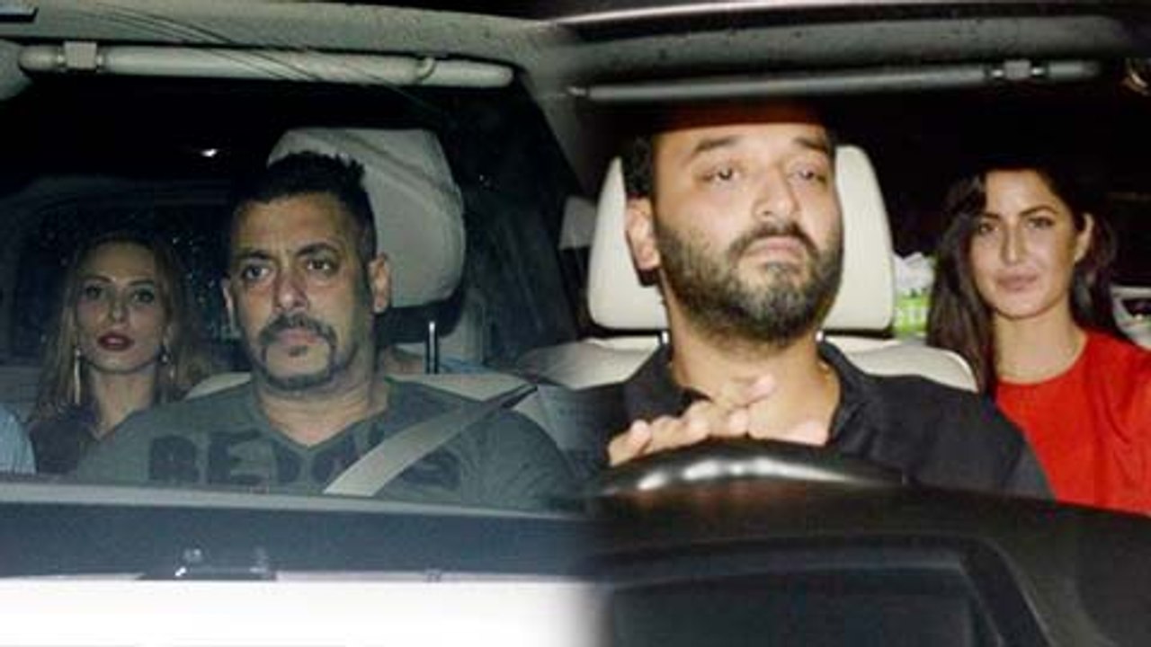 Salman Khan, Katrina Kaif, Iulia Vantur, Daisy Shah At Sultan Screening