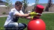 Des ballons géants gonflé au Nitrogen Liquide à -100°