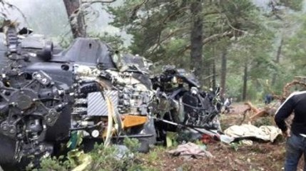 Giresun'da Düşen Sikorsky'nin Pilotu Yakıt Tahliyesi Yaparak Faciayı Önlemiş