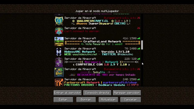 25 servers para minecraft 1.10 no premium!!! con auto-jump (juegos del hambre, skywars y mucho más)