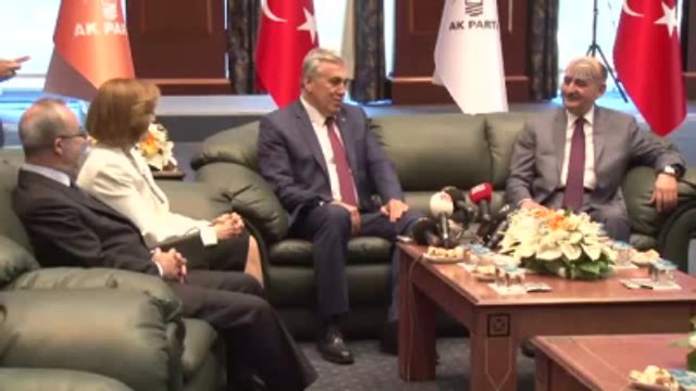 Siyasi Partilerde Bayramlaşma - MHP Heyeti AK Parti'yi Ziyaret Etti
