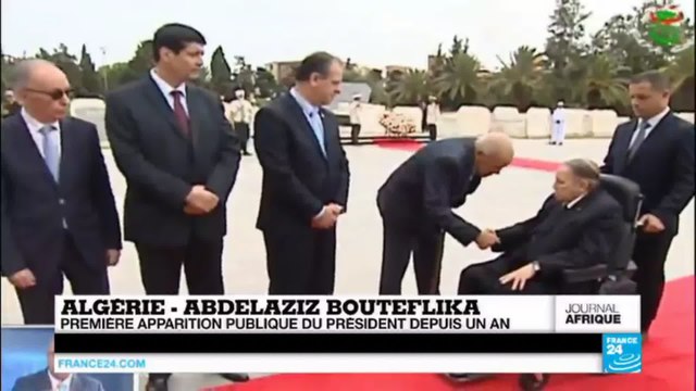 Algérie : première apparition publique du président Abdelaziz Bouteflika depuis un an