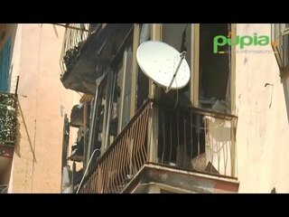 Napoli - In fiamme appartamento, paura a Bagnoli (05.07.16)