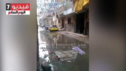 "المجارى" تحاصر شارع الجزارين فى الزقازيق والأهالى يستغيثون