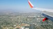 Southwest Airlines Boeing 737-700 final approach into SNA