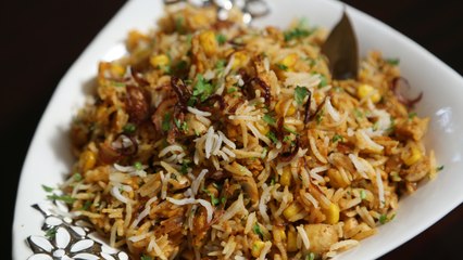 Corn Pulao Recipe | How To Make Corn Pulav | Ruchi's Kitchen