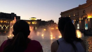 Fountains of Republic Square in Yerevan, Armenia(25 JUN 2016)