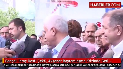 Bahçeli İhraç Resti Çekti, Akşener Bayramlaşma Krizinde Geri Adım Attı