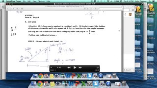 Calculus Midterm #2 Review Question 5 SOLUTION
