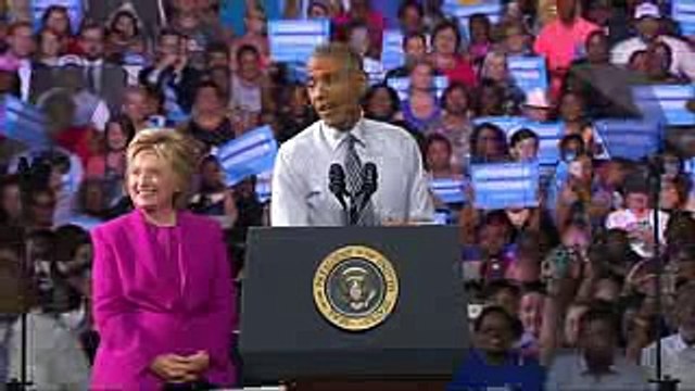 President Obama Hits Campaign Trail for Hillary Clinton
