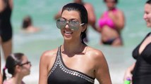 Kourtney Kardashian en las playas de Miami