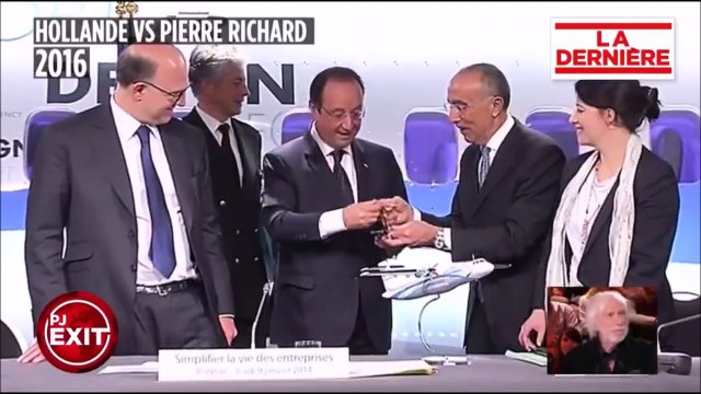 François Hollande vs Pierre Richard