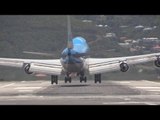Boeing 747 Landing on Caribbean Beachside Runway