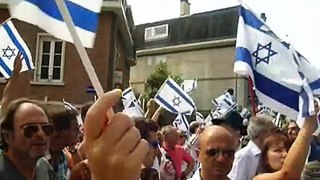 Pro-Israel Rally In Belgium Clip 1 of 3 27/07/2014