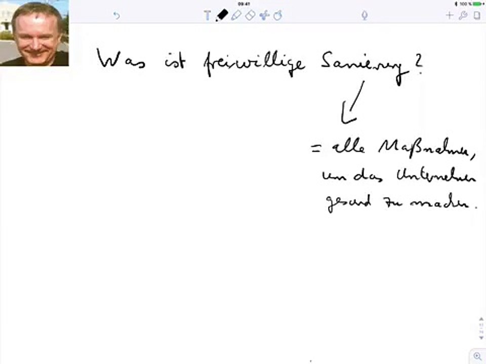 Was ist freiwillige Sanierung?