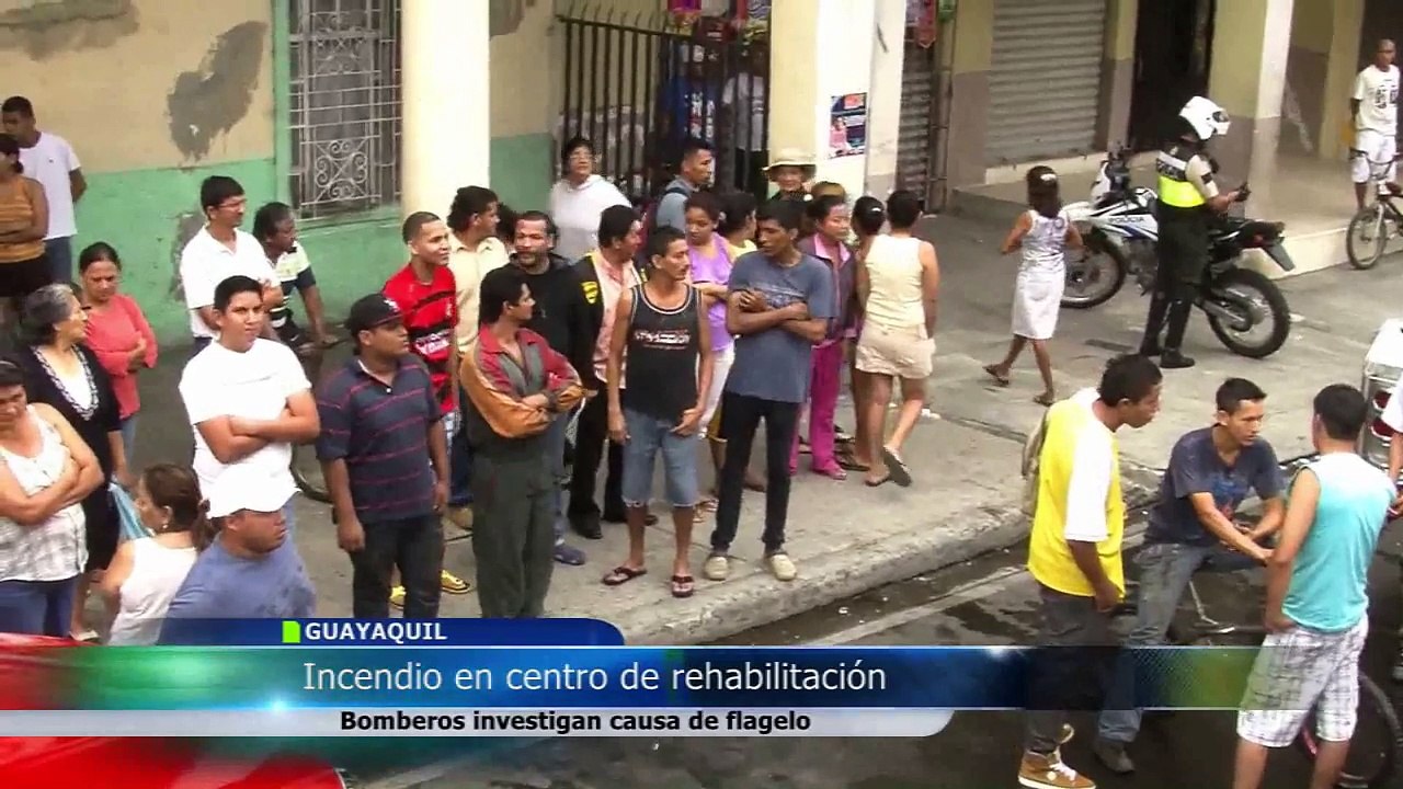 Incendio en centro de rehabilitación de Guayaquil (25-09-2013)