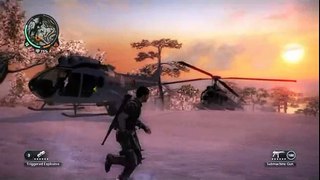 Just Cause 2 Heli with no propellers