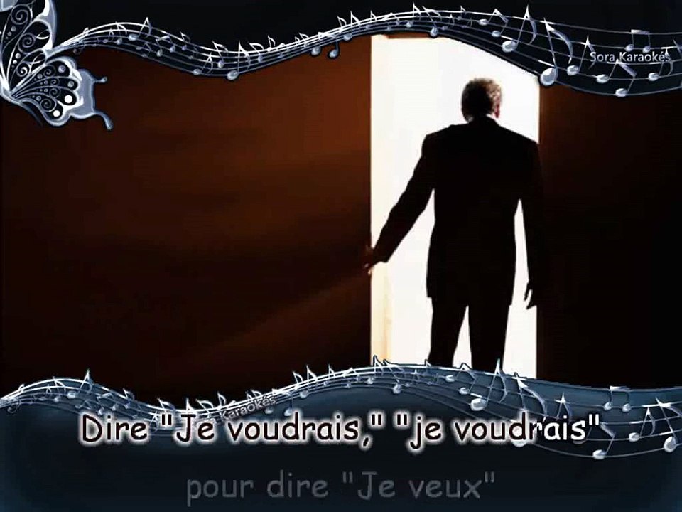 Johnny Hallyday - M'arrêter là KARAOKE