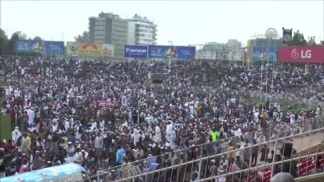 Etiyopya'da Stadyumda Bayram Namazı - Addis