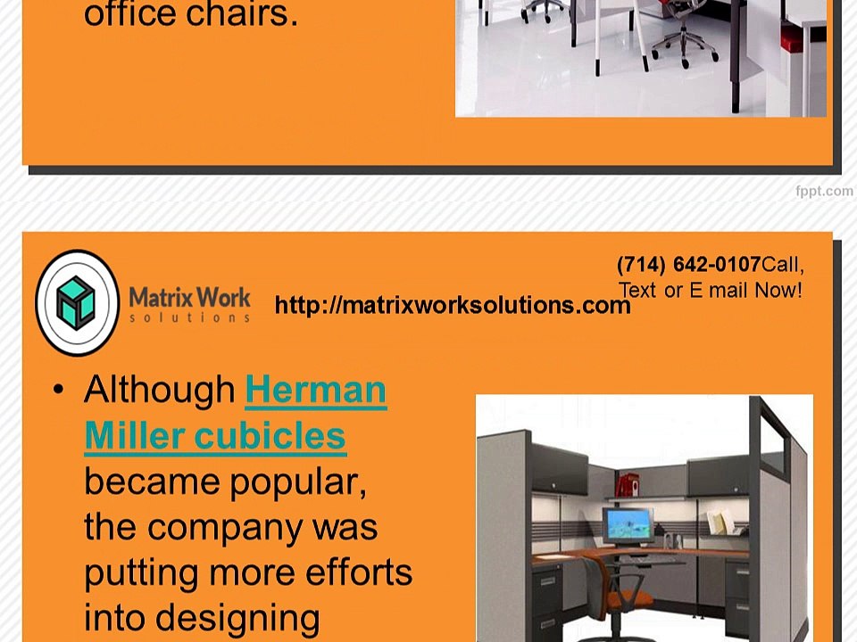 About Herman Miller Cubicles and Aeron office chairs