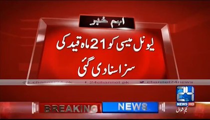 Lionel Messi sentenced to 21 months imprisonment