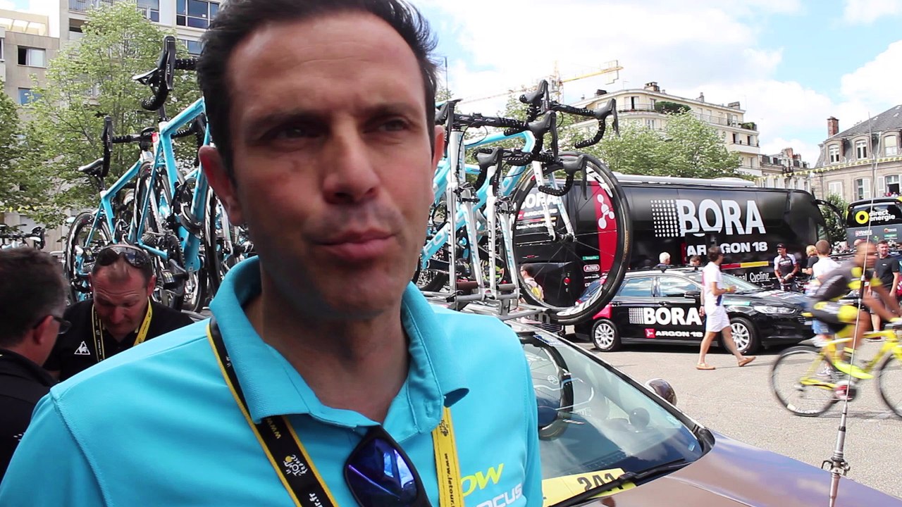 Tour de France 2016 - Stéphane Goubert le directeur sportif d'AG2R sur l'étape à Le Lioran