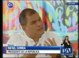 Correa habla de los cambios que el Gobierno pretende hacer en las FF.AA.