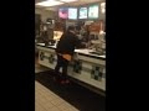 Ratchet Black Lady Acts Hood Ghetto At McDonald's Over $0.40 and Ice Cream