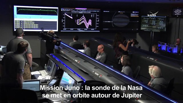 Succès de la Nasa: Juno se met en orbite autour de Jupiter