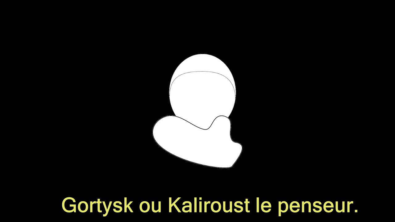 Intro professionelle effrayante et stylise beaucoup plus courte de gortysk ou kaliroust le penseur avec vegas pro