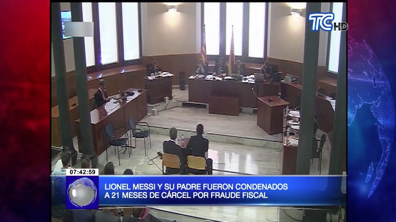Lionel Messi y su padre fueron condenados a 21 meses de cárcel por fraude fiscal