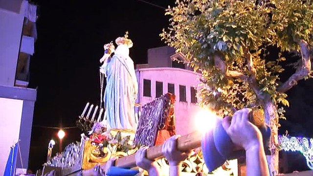 BATTIPAGLIA - SANTA MARIA DELLA SPERANZA, ALCUNE IMMAGINI DELLA PROCESSIONE.