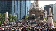 Maestros marchan en Ciudad de  México para pedir reanudación de diálogo con Gobierno