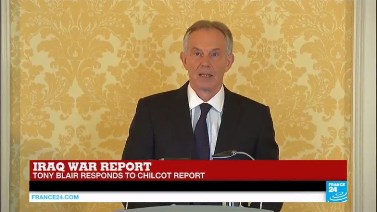 Iraq war report: Tony Blair responds to Chilcot report