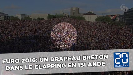 Euro 2016: Un drapeau breton s'incruste dans le clapping géant en Islande!