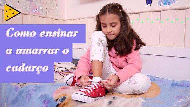 COMO ENSINAR SEU FILHO A AMARRAR O TÊNIS