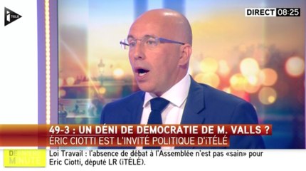 La CGT est un boulet pour Eric Ciotti. Zap actu du 06/07/2016 par lezapping