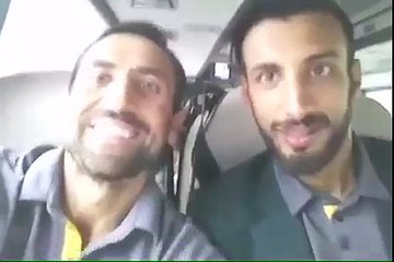 Younis Khan and Shan Masood Making Fun of Ahmad Shahzad and wishing him Eid Mubarak in a Funny way. Must watch