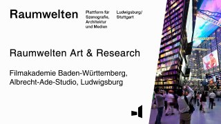Raumwelten - Plattform für Szenografie, Architektur und Medien (23.-25. Okt. 2014)