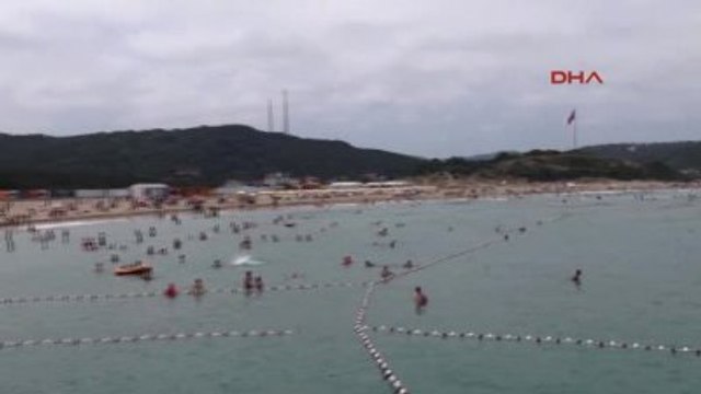 Şile-Ağva Plajları Doldu Taştı