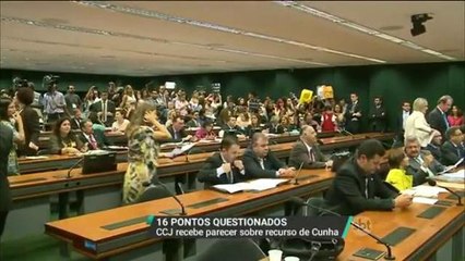 CCJ recebe parecer sobre recurso de Eduardo Cunha